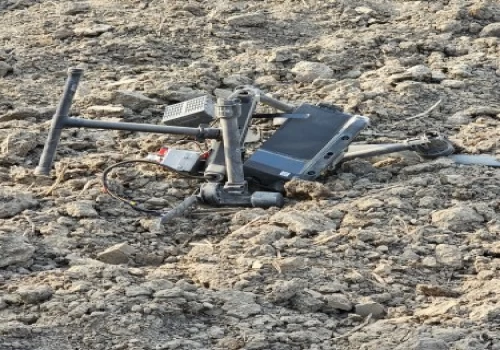 BSF troops intercepted and shot down a Pakistani drone in Punjab