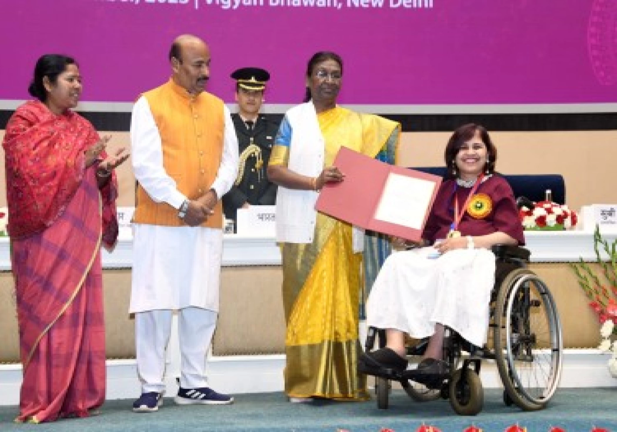 President of India presents National Awards for the Empowerment of Persons with Disabilities for the year 2023