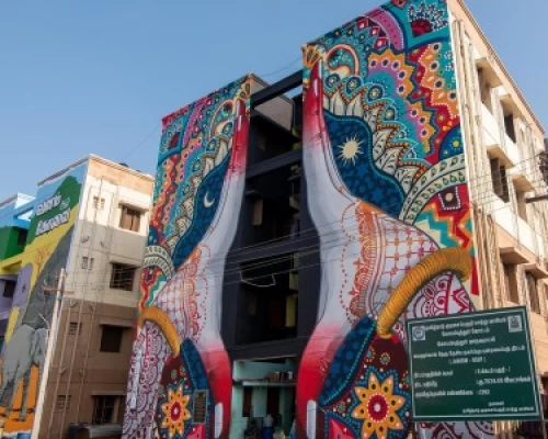 Transformation of Coimbatore's urban landscape through art and sustainability initiatives