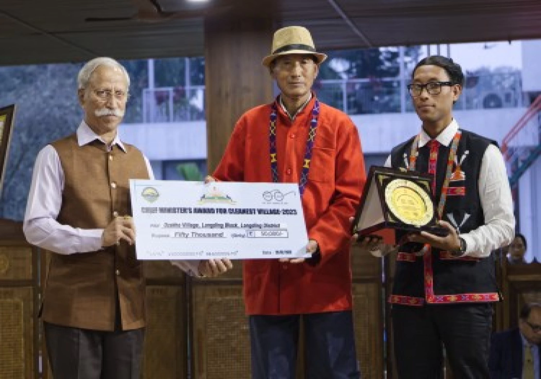 Model of cleanliness Ozakho village in Arunachal bags CM's Award for Cleanest Village-2023