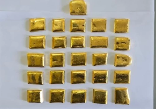 Customs Division seize smuggled gold at Guwahati Railway Station